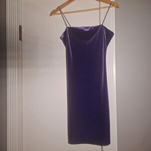 Elegant Purple Slip Dress